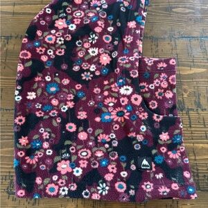 Burton Multicolor Floral Fleece Neck Warmer